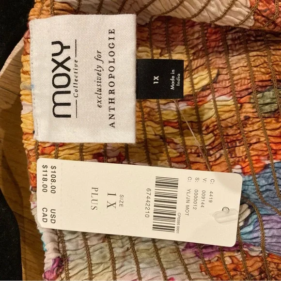 Anthropologie Moxy Collective Smocked
Floral Flutter Sleeve Sleep Dress - Picture 12 of 13